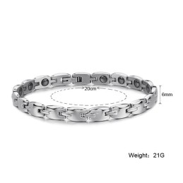 Well-Known For Its Fine Quality Health Titanium Lodestone Bracelet For Lovers