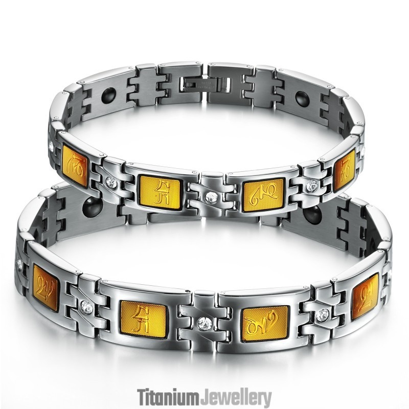 Reliable Quality Health Titanium Lodestone Bracelet For Lovers
