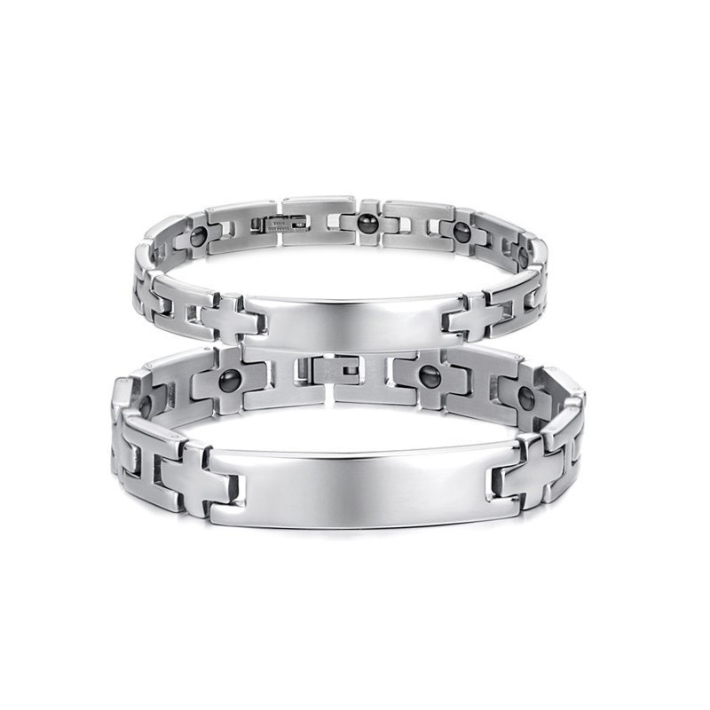 The King Of Quantity Antifatigue Titanium Bracelet For Lovers The King Of Quantity Antifatigue Titanium Bracelet For Lovers