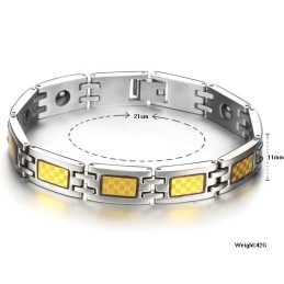 High Quality Antifatigue Titanium Bracelet For Lovers