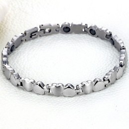 Complete In Specifications Sweetheart Titanium Bracelet