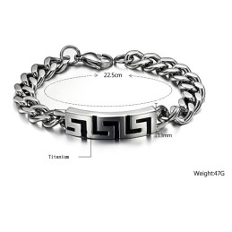 The Queen Of Quality Male Great Wall Titanium Bracelet