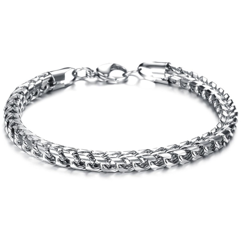 Quality And Quantity Assured Male Classic Titanium Bracelet