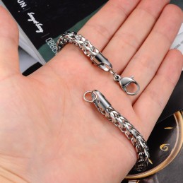 Quality And Quantity Assured Male Classic Titanium Bracelet
