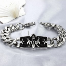 World-Wide Renown Male Classic Titanium Bracelet