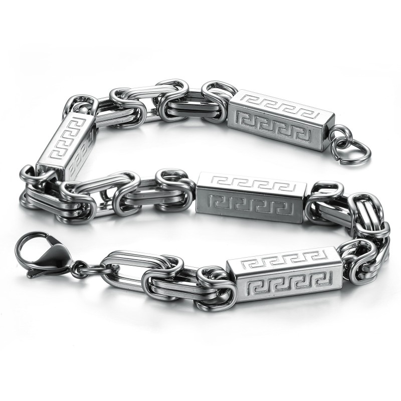 Reliable Reputation Male Concise Titanium Bracelet Reliable Reputation Male Concise Titanium Bracelet