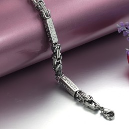 Reliable Reputation Male Concise Titanium Bracelet