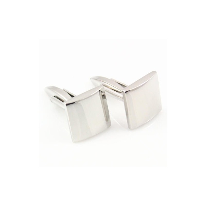 Titanium Convex Square Cufflinks Titanium Convex Square Cufflinks
