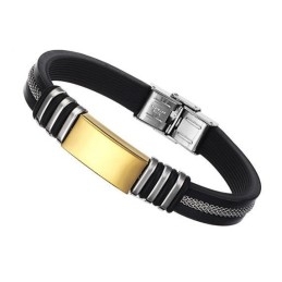 Superior Quality Male Titanium Silicone Bangle