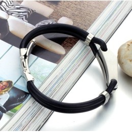 The Queen Of Quality Titanium Silicone Bangle