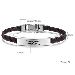 Quality And Quantity Assured Female Titanium Pu Bangle