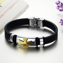Well-Known For Its Fine Quality Male Titanium Silicone Bangle