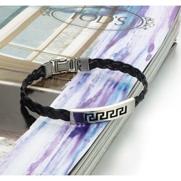 The King Of Quantity Female Titanium Leather Bangle