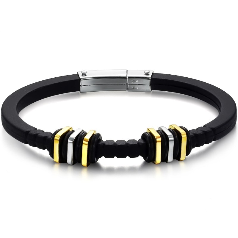 Well-Known For Its Fine Quality Titanium Silicone Bangle Well-Known For Its Fine Quality Titanium Silicone Bangle