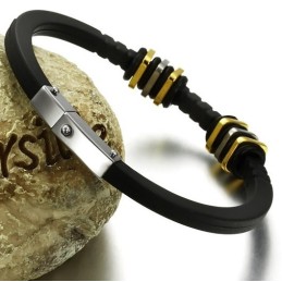 Well-Known For Its Fine Quality Titanium Silicone Bangle