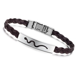 Reliable Reputation Female Titanium Leather Bangle