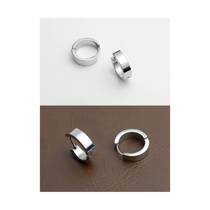Mens Titanium Earrings