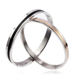 Durable In Use Titanium Bangle For Lovers