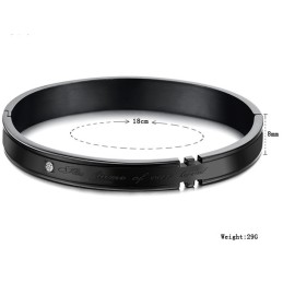 The Queen Of Quality Titanium Bangle For Lovers