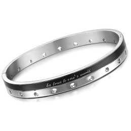 Complete In Specifications Titanium Bangle For Lovers