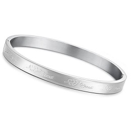 The Queen Of Quality Sweetheart Titanium Bangle For Lovers