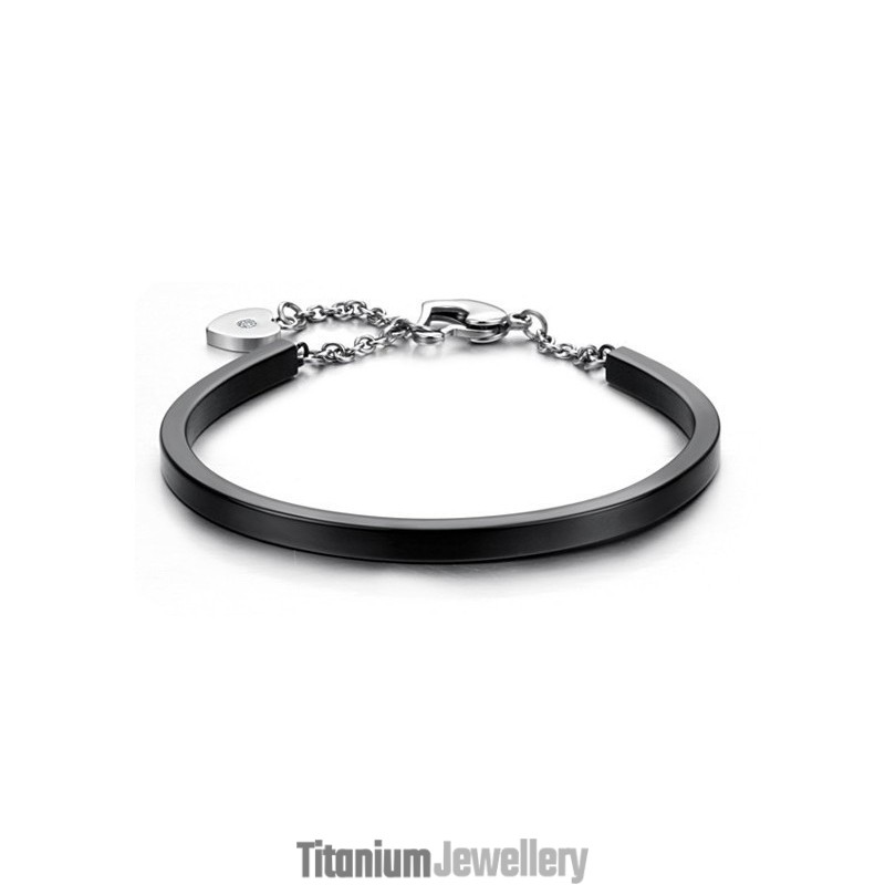 To Have A Long Story Female Sweetheart Titanium Bangle