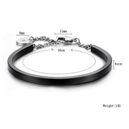 To Have A Long Story Female Sweetheart Titanium Bangle