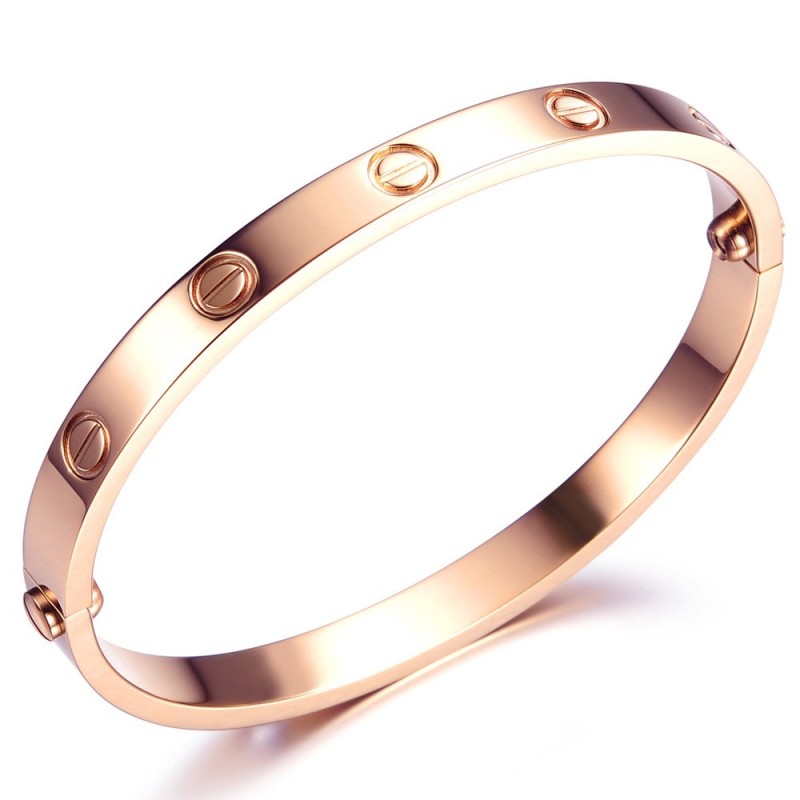 Quality And Quantity Assured Female Screw Titanium Bangle