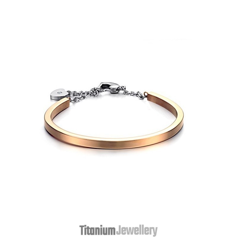 Reliable Quality Female Lock Shape Titanium Bangle Reliable Quality Female Lock Shape Titanium Bangle