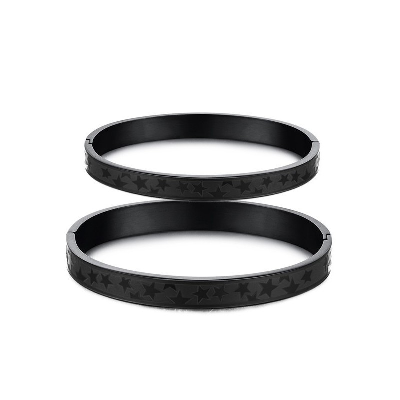 The Queen Of Quality Stars Titanium Bangle For Lovers The Queen Of Quality Stars Titanium Bangle For Lovers