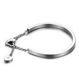 Stable Quality Female Sweetheart Titanium Bangle
