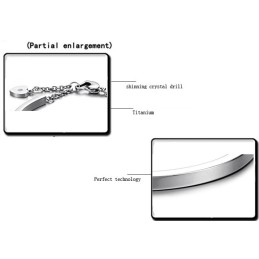Stable Quality Female Sweetheart Titanium Bangle