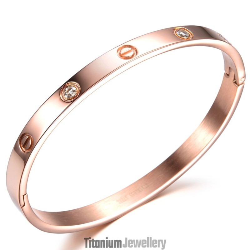 Superior Quality Female Screw Titanium Bangle