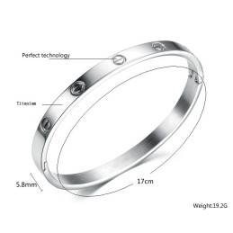 Quality And Quantity Assured Female Titanium Bangle
