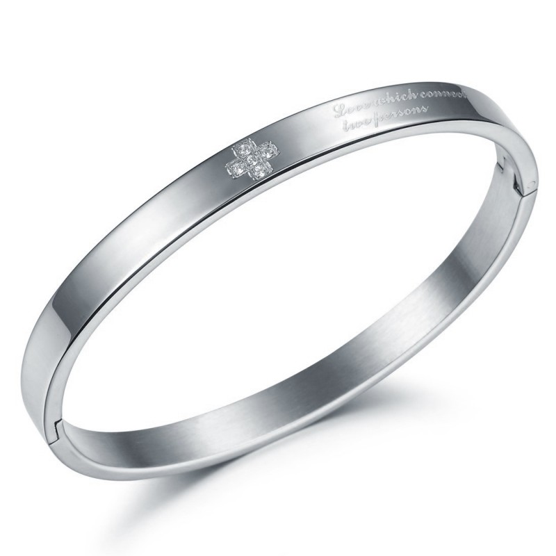 To Win Warm Praise From Customers Female Titanium Bangle
