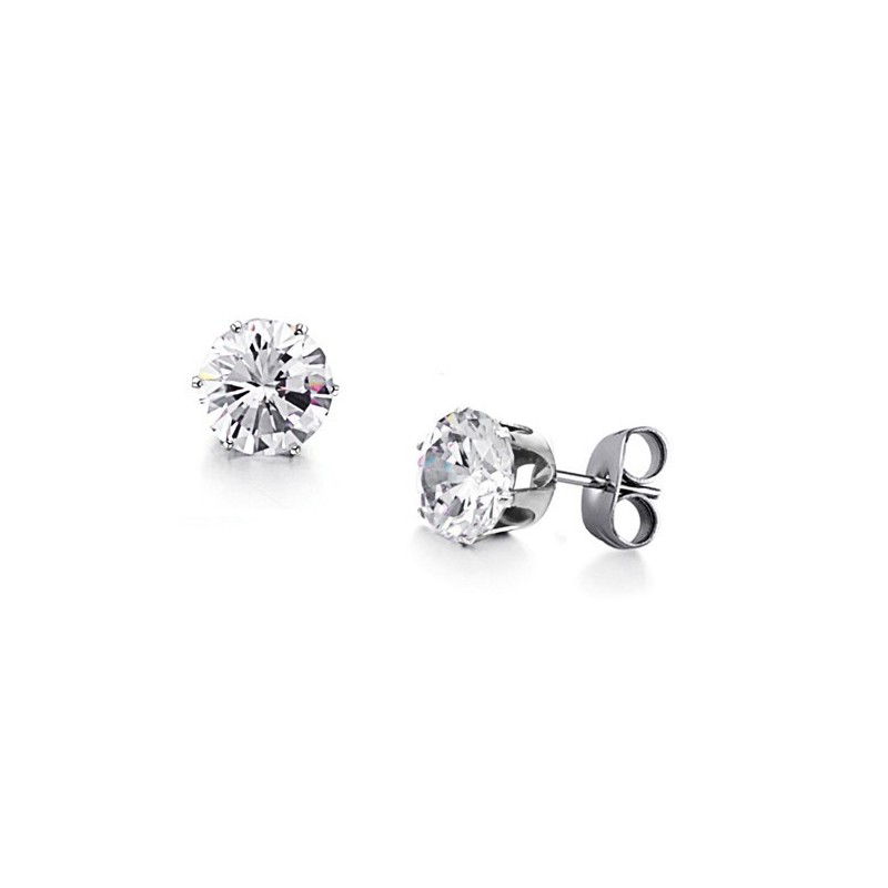 Wide Varieties Female Titanium Earrings With Diamond