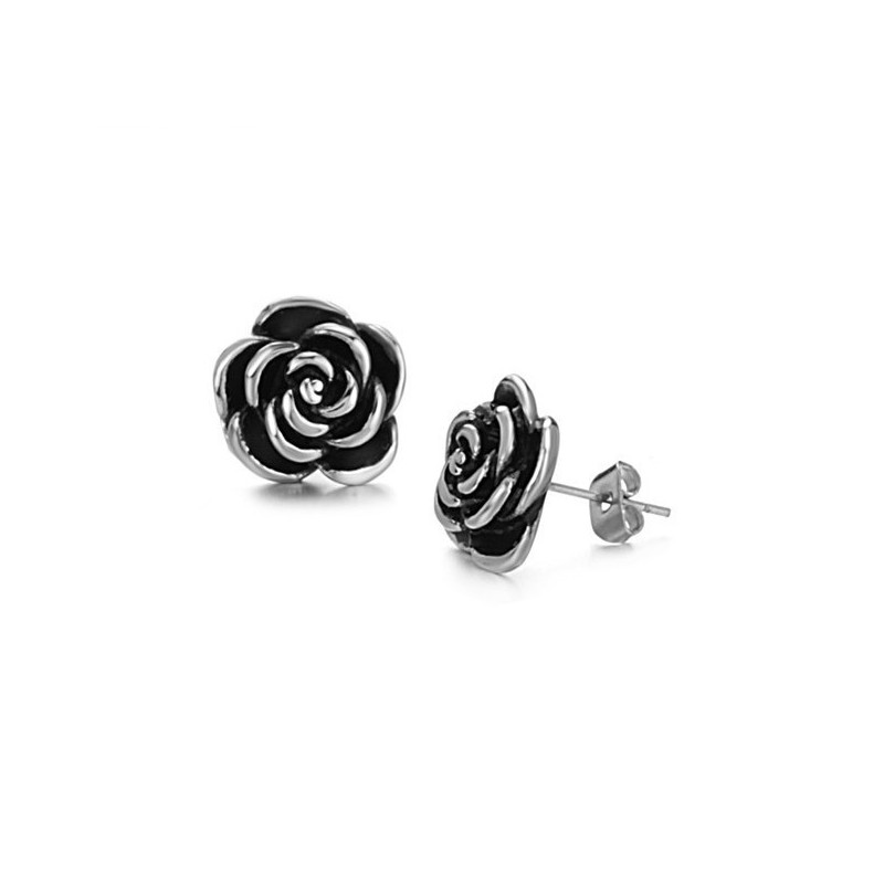 High Quality Female Flower Shape Titanium Earrings High Quality Female Flower Shape Titanium Earrings