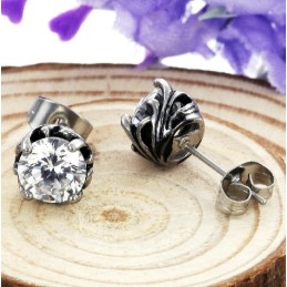 Wide Varieties Unisex Titanium Earrings