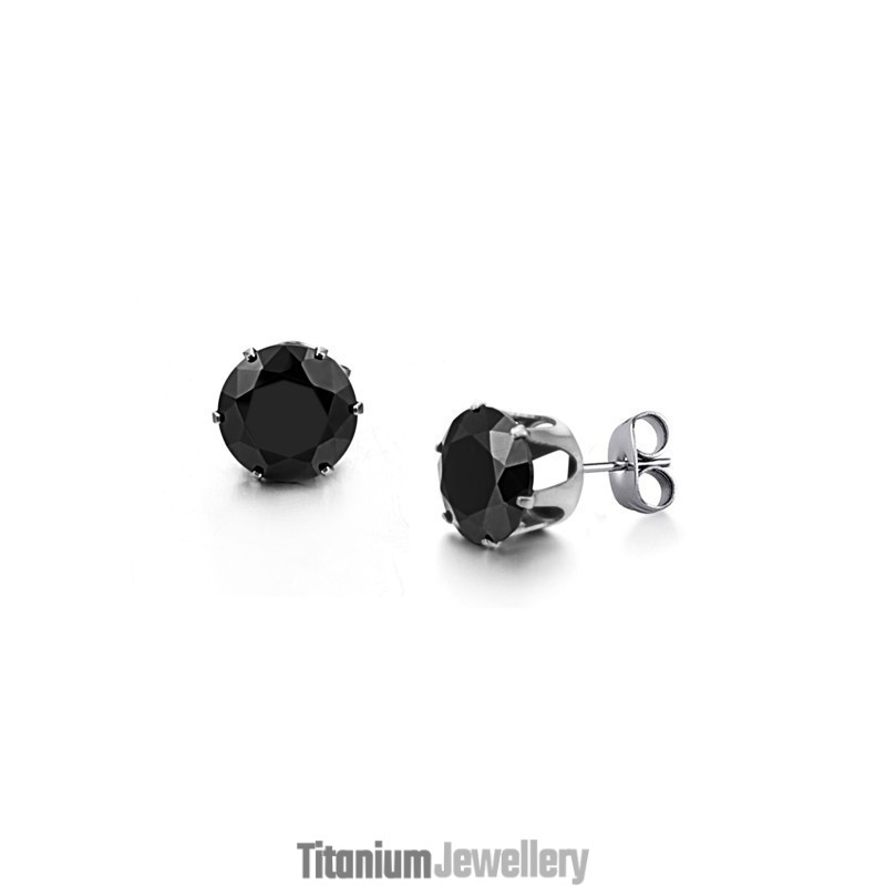 High Quality Black Titanium Earrings High Quality Black Titanium Earrings