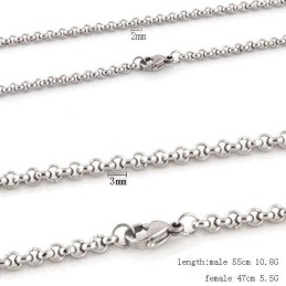 Excellent Quality Stainless Steel Titanium Chain For Lovers
