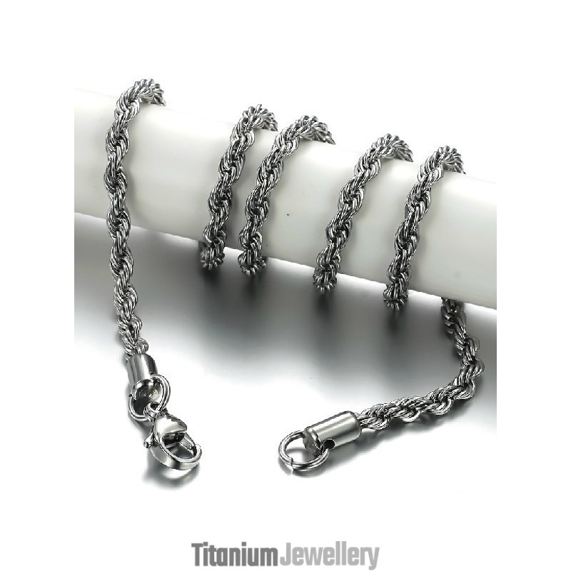 The Queen Of Quality Twist Titanium Chain