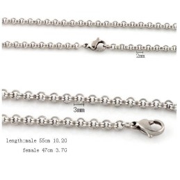 High Quality Titanium Chain For Lovers