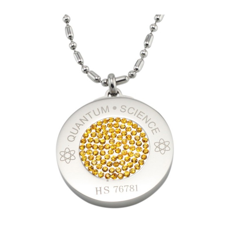 Reliable Reputation Health Titanium Pelelith Necklace With Diamond