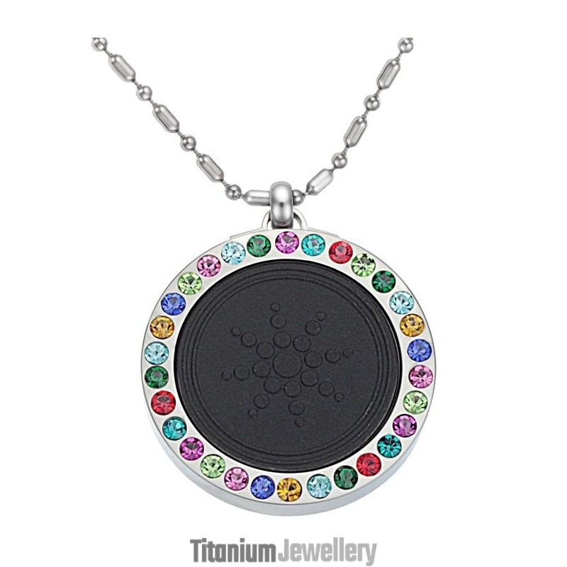 Easy To Use Health Titanium Pelelith Necklace With Diamond Easy To Use Health Titanium Pelelith Necklace With Diamond