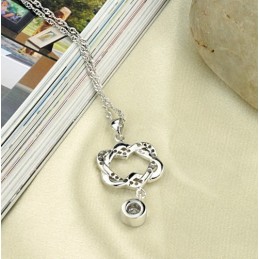 Stable Quality Knot Platinum Plating Titanium Necklace