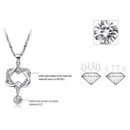 Stable Quality Knot Platinum Plating Titanium Necklace