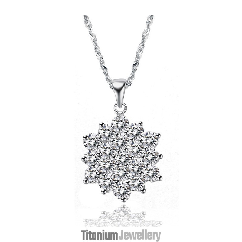 Quality And Quantity Assured Female Starry Platinum Plating Titanium Necklace Quality And Quantity Assured Female Starry Platinum Plating Titanium Necklace