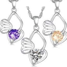 Durable In Use Female Allergy Free Platinum Plating Titanium Necklace