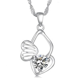 Durable In Use Female Allergy Free Platinum Plating Titanium Necklace