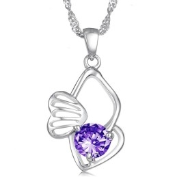 Durable In Use Female Allergy Free Platinum Plating Titanium Necklace